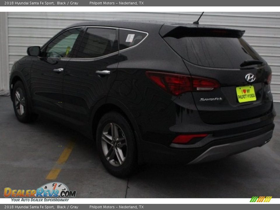 2018 Hyundai Santa Fe Sport Black / Gray Photo #6