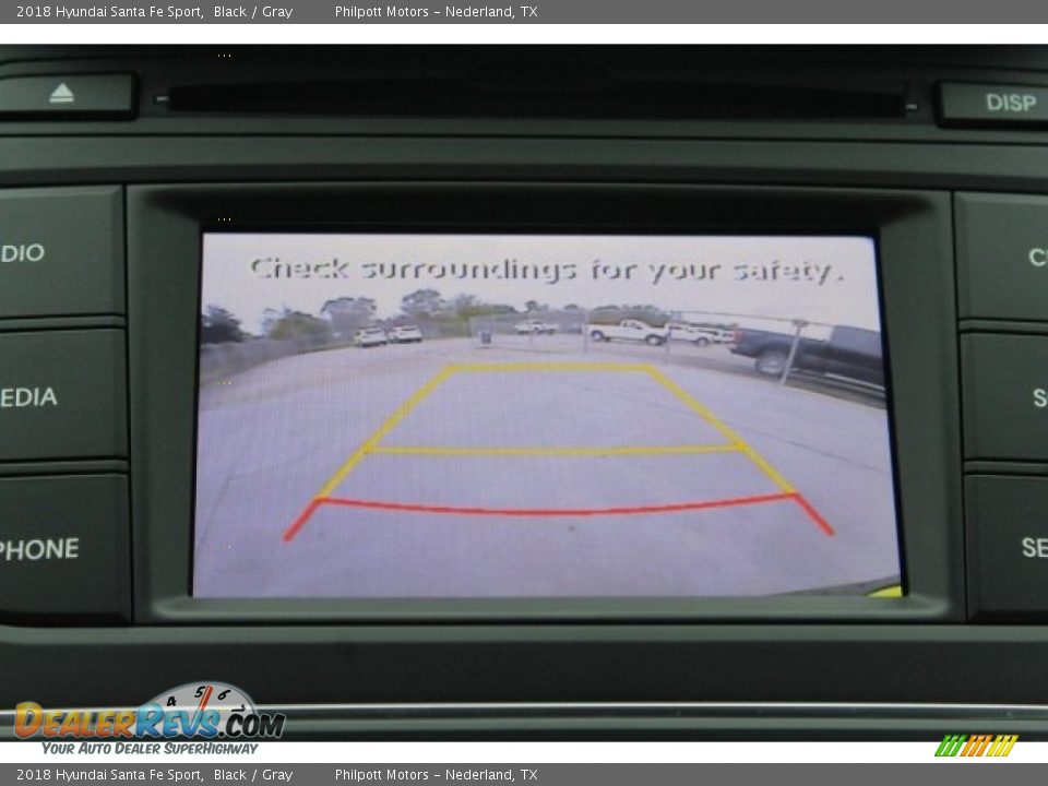 2018 Hyundai Santa Fe Sport Black / Gray Photo #12