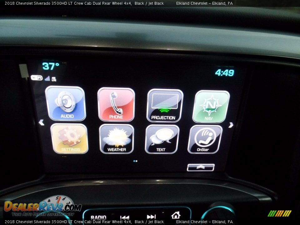 2018 Chevrolet Silverado 3500HD LT Crew Cab Dual Rear Wheel 4x4 Black / Jet Black Photo #31