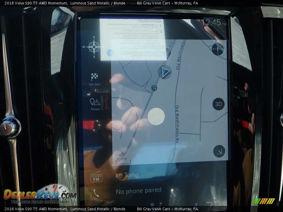 2018 Volvo S90 T5 AWD Momentum Luminous Sand Metallic / Blonde Photo #13