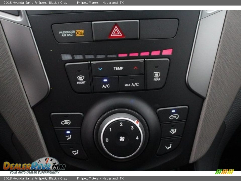 2018 Hyundai Santa Fe Sport Black / Gray Photo #14
