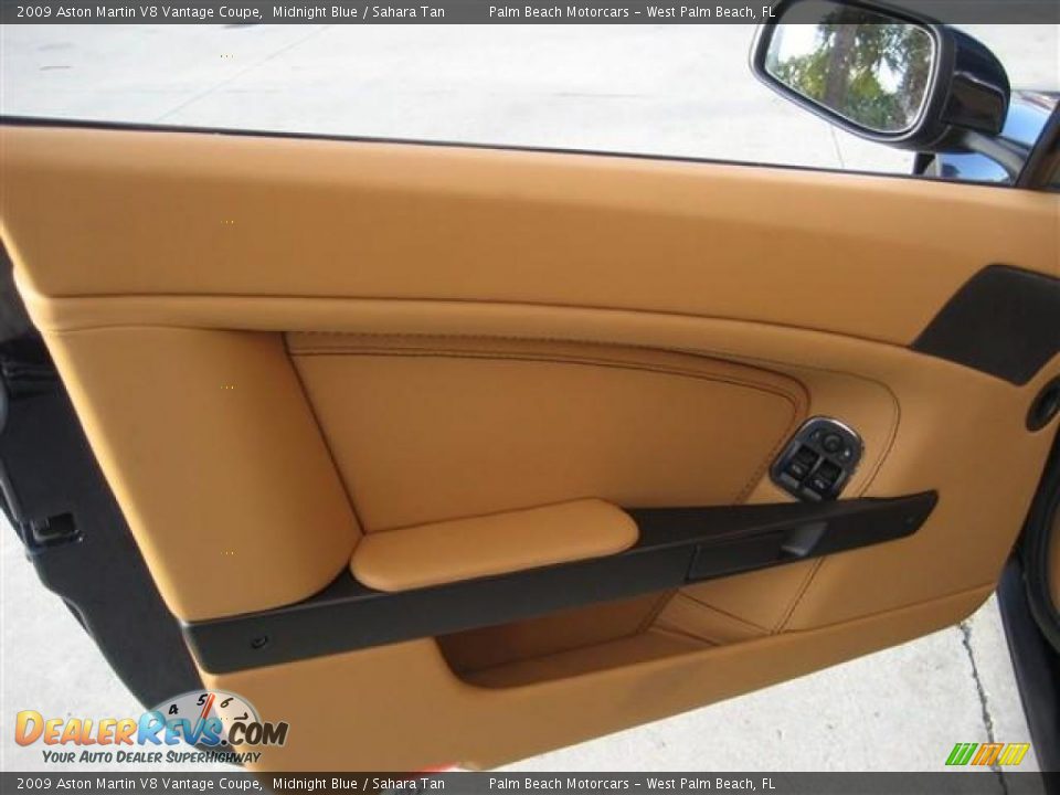 2009 Aston Martin V8 Vantage Coupe Midnight Blue / Sahara Tan Photo #7