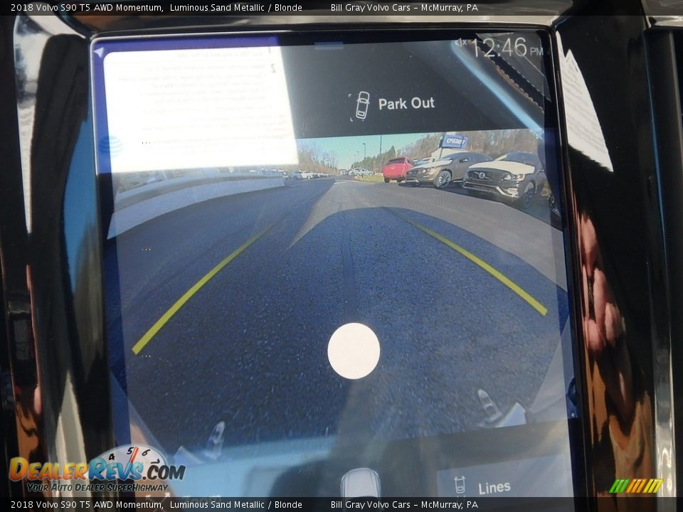 2018 Volvo S90 T5 AWD Momentum Luminous Sand Metallic / Blonde Photo #15