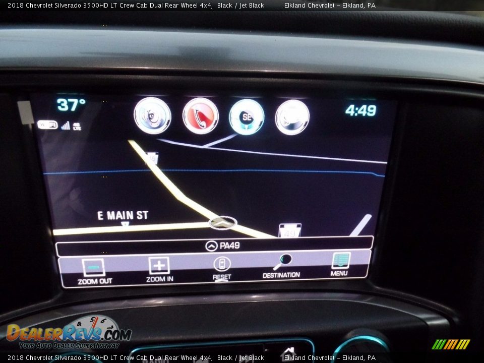 2018 Chevrolet Silverado 3500HD LT Crew Cab Dual Rear Wheel 4x4 Black / Jet Black Photo #34