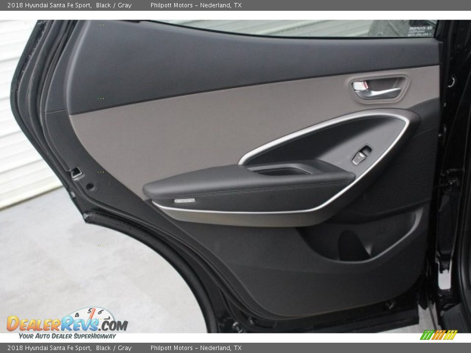 2018 Hyundai Santa Fe Sport Black / Gray Photo #20