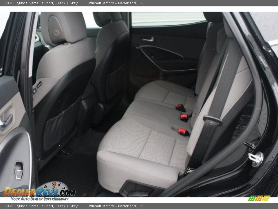 2018 Hyundai Santa Fe Sport Black / Gray Photo #21