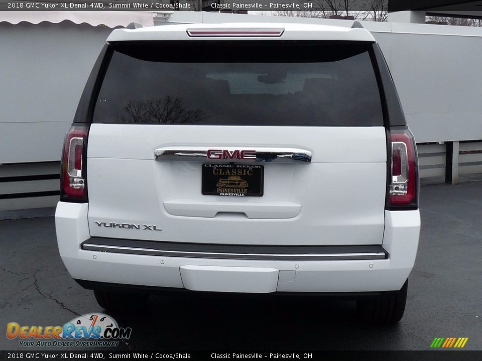 2018 GMC Yukon XL Denali 4WD Summit White / Cocoa/Shale Photo #3