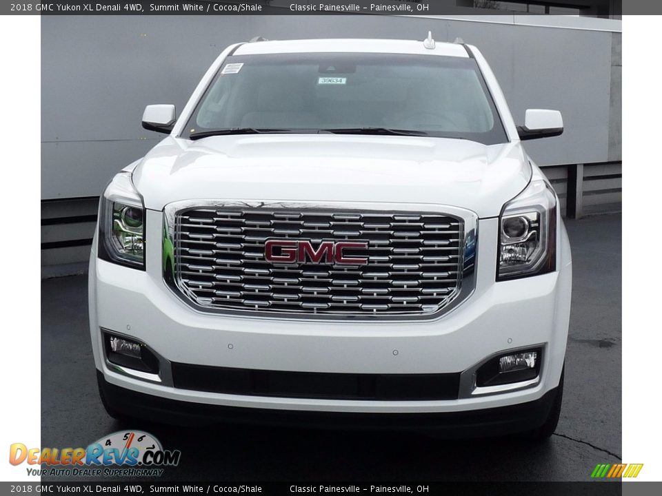2018 GMC Yukon XL Denali 4WD Summit White / Cocoa/Shale Photo #4