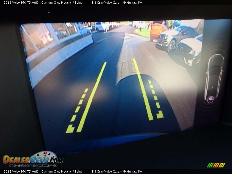 2018 Volvo S60 T5 AWD Osmium Grey Metallic / Beige Photo #15