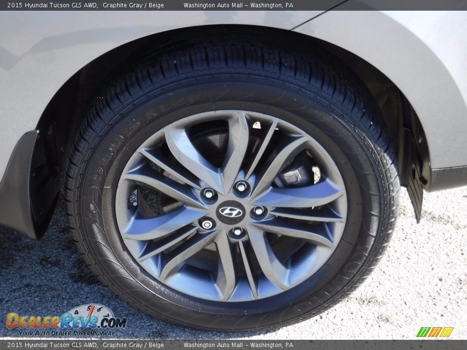 2015 Hyundai Tucson GLS AWD Graphite Gray / Beige Photo #3
