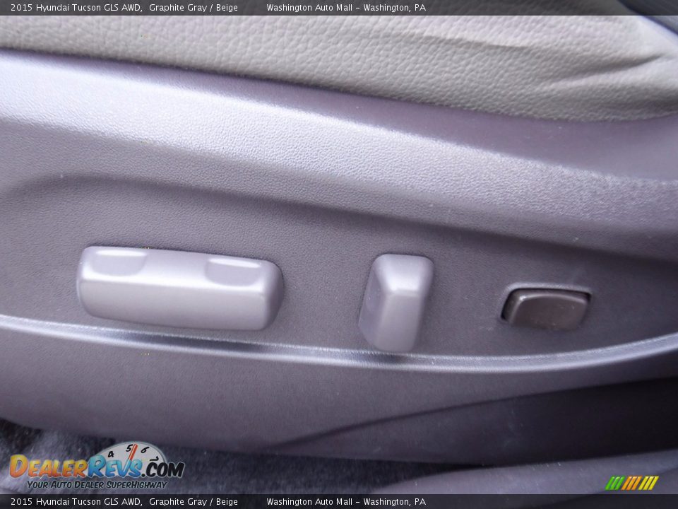 2015 Hyundai Tucson GLS AWD Graphite Gray / Beige Photo #16