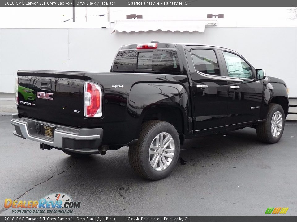 2018 GMC Canyon SLT Crew Cab 4x4 Onyx Black / Jet Black Photo #2