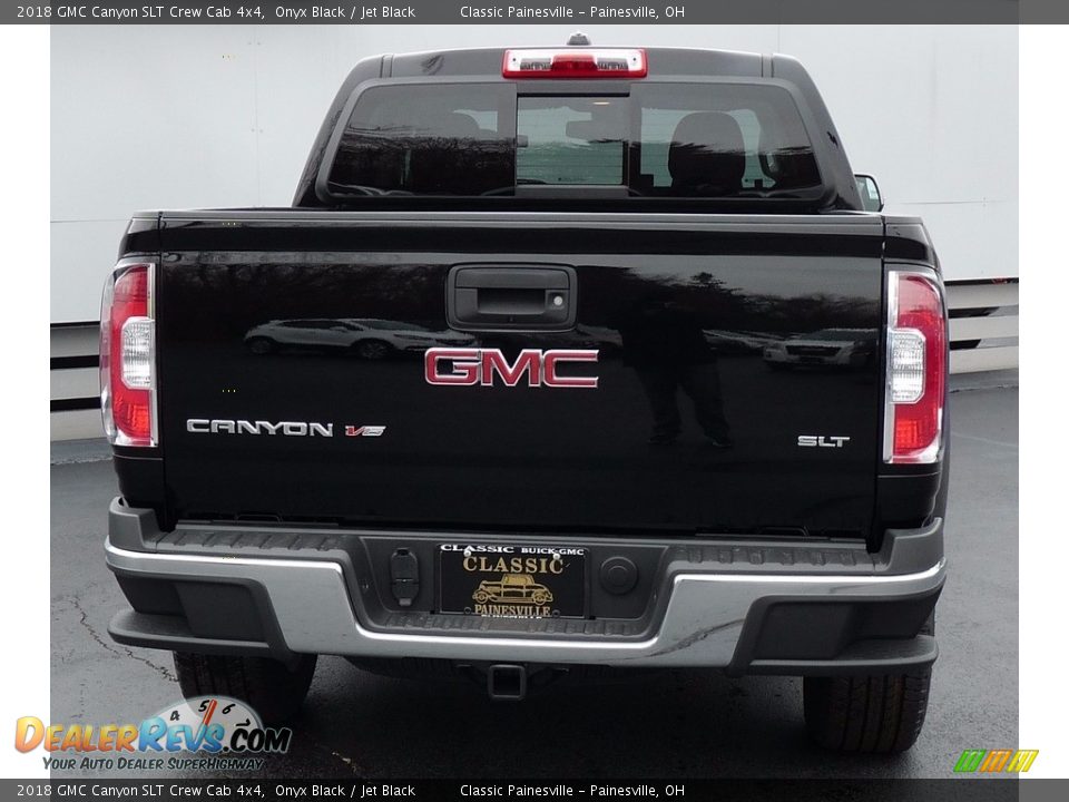 2018 GMC Canyon SLT Crew Cab 4x4 Onyx Black / Jet Black Photo #3