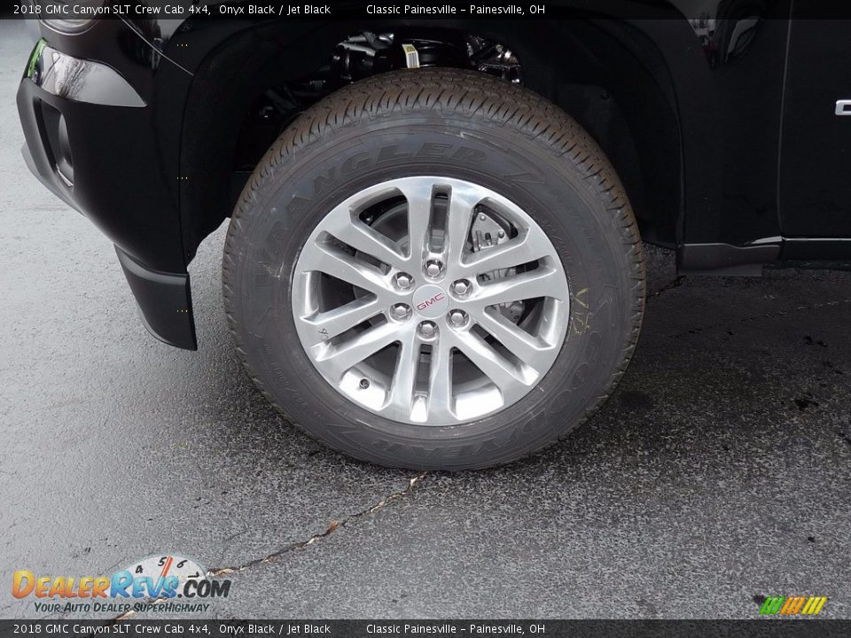 2018 GMC Canyon SLT Crew Cab 4x4 Onyx Black / Jet Black Photo #5