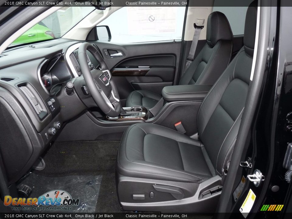 2018 GMC Canyon SLT Crew Cab 4x4 Onyx Black / Jet Black Photo #6