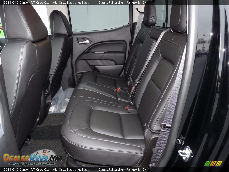 2018 GMC Canyon SLT Crew Cab 4x4 Onyx Black / Jet Black Photo #7