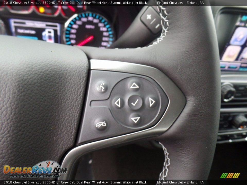 2018 Chevrolet Silverado 3500HD LT Crew Cab Dual Rear Wheel 4x4 Summit White / Jet Black Photo #21
