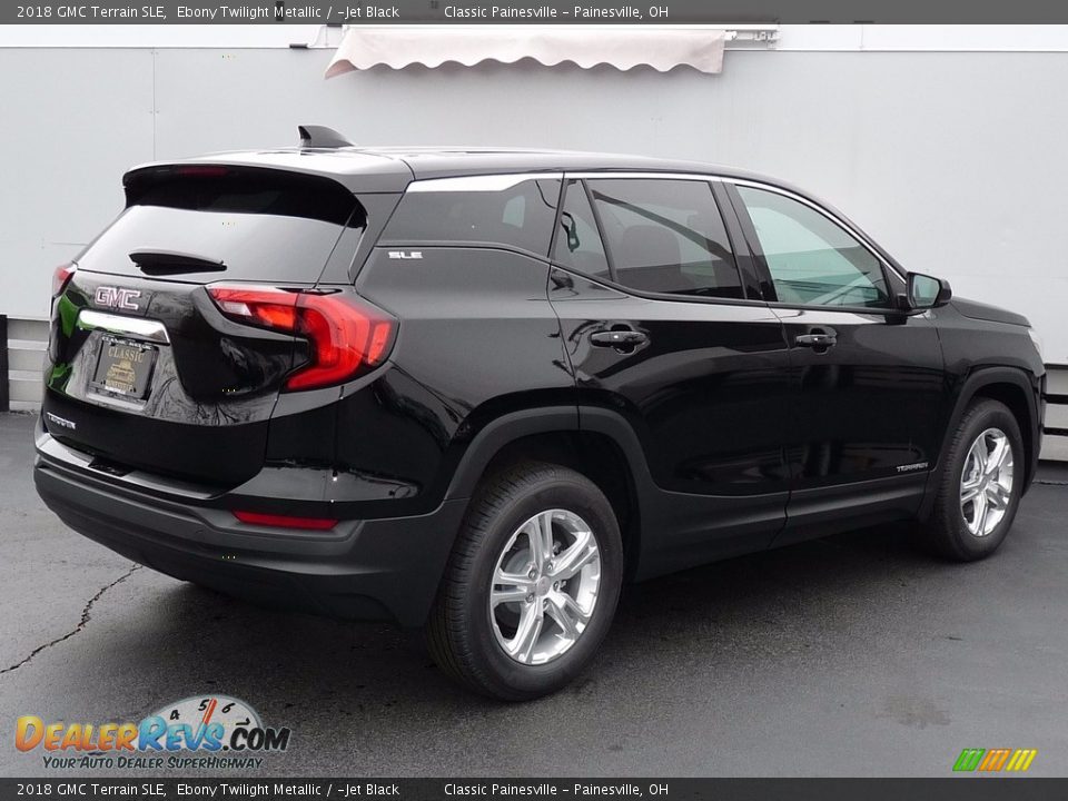 2018 GMC Terrain SLE Ebony Twilight Metallic / ­Jet Black Photo #2