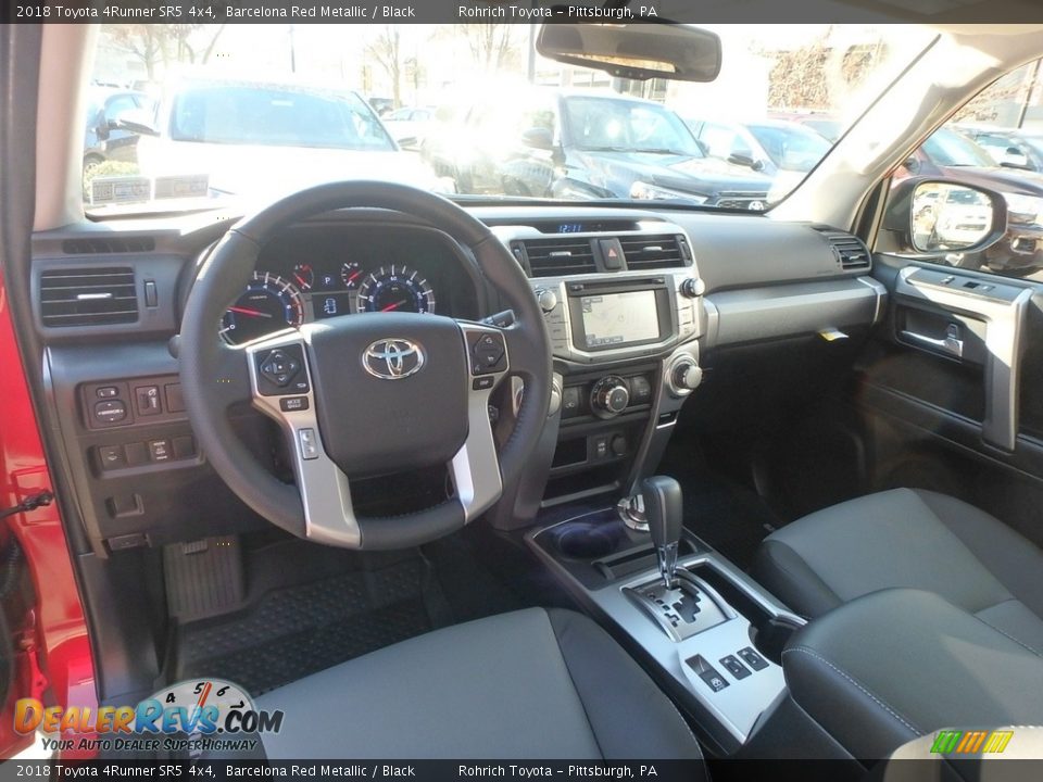 2018 Toyota 4Runner SR5 4x4 Barcelona Red Metallic / Black Photo #8