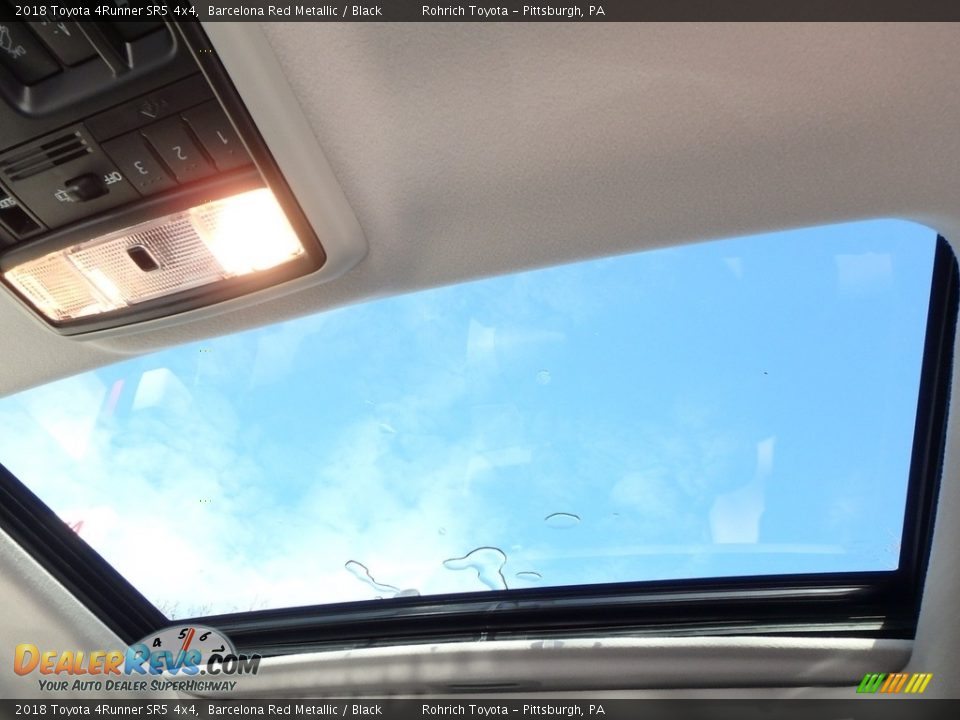 2018 Toyota 4Runner SR5 4x4 Barcelona Red Metallic / Black Photo #12