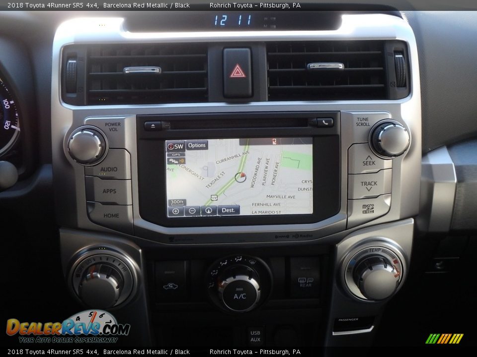 2018 Toyota 4Runner SR5 4x4 Barcelona Red Metallic / Black Photo #13