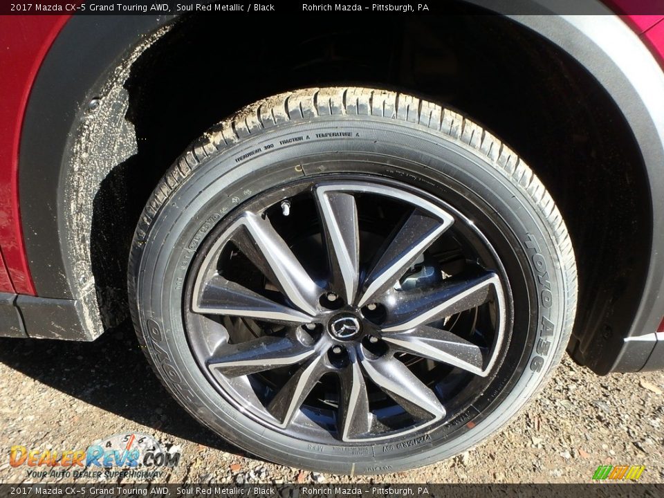 2017 Mazda CX-5 Grand Touring AWD Soul Red Metallic / Black Photo #5