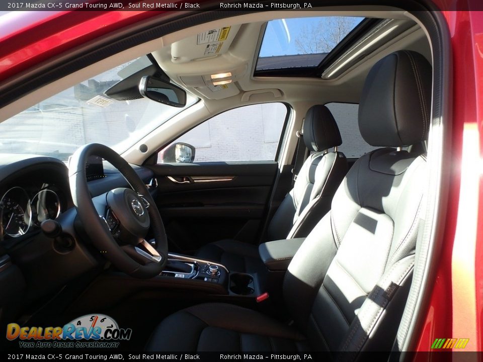 2017 Mazda CX-5 Grand Touring AWD Soul Red Metallic / Black Photo #7