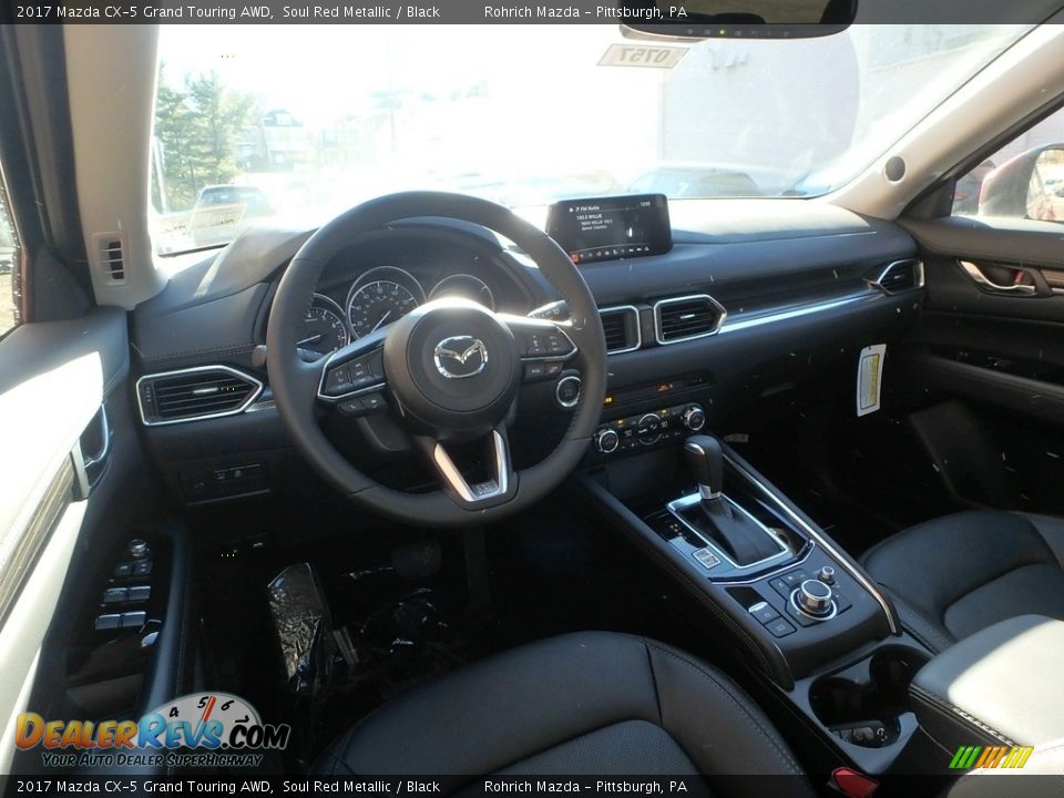 2017 Mazda CX-5 Grand Touring AWD Soul Red Metallic / Black Photo #9