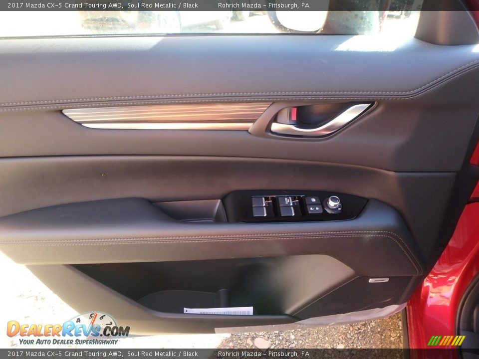 2017 Mazda CX-5 Grand Touring AWD Soul Red Metallic / Black Photo #10