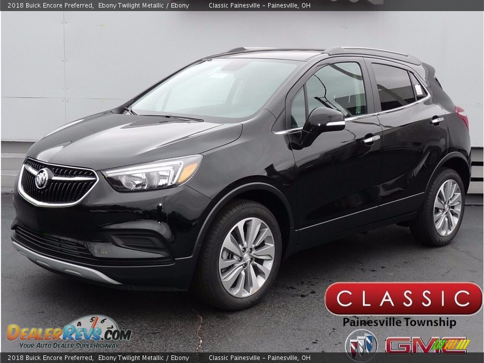 2018 Buick Encore Preferred Ebony Twilight Metallic / Ebony Photo #1