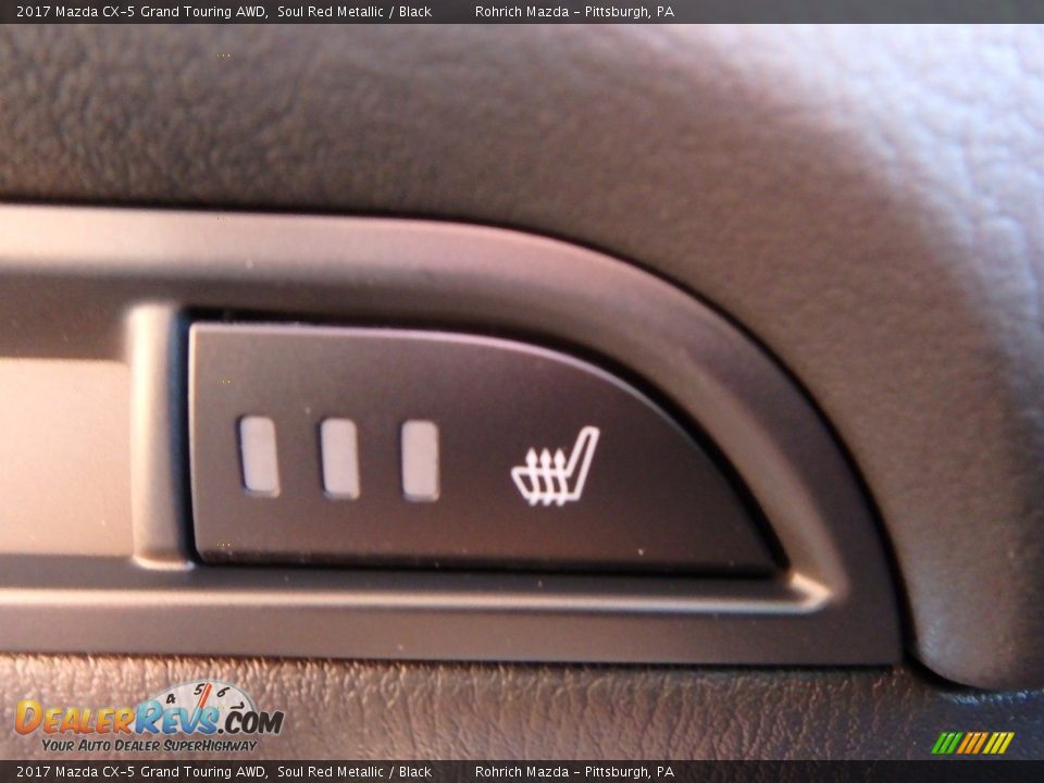 2017 Mazda CX-5 Grand Touring AWD Soul Red Metallic / Black Photo #14