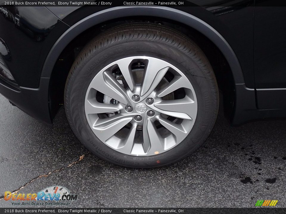 2018 Buick Encore Preferred Ebony Twilight Metallic / Ebony Photo #5