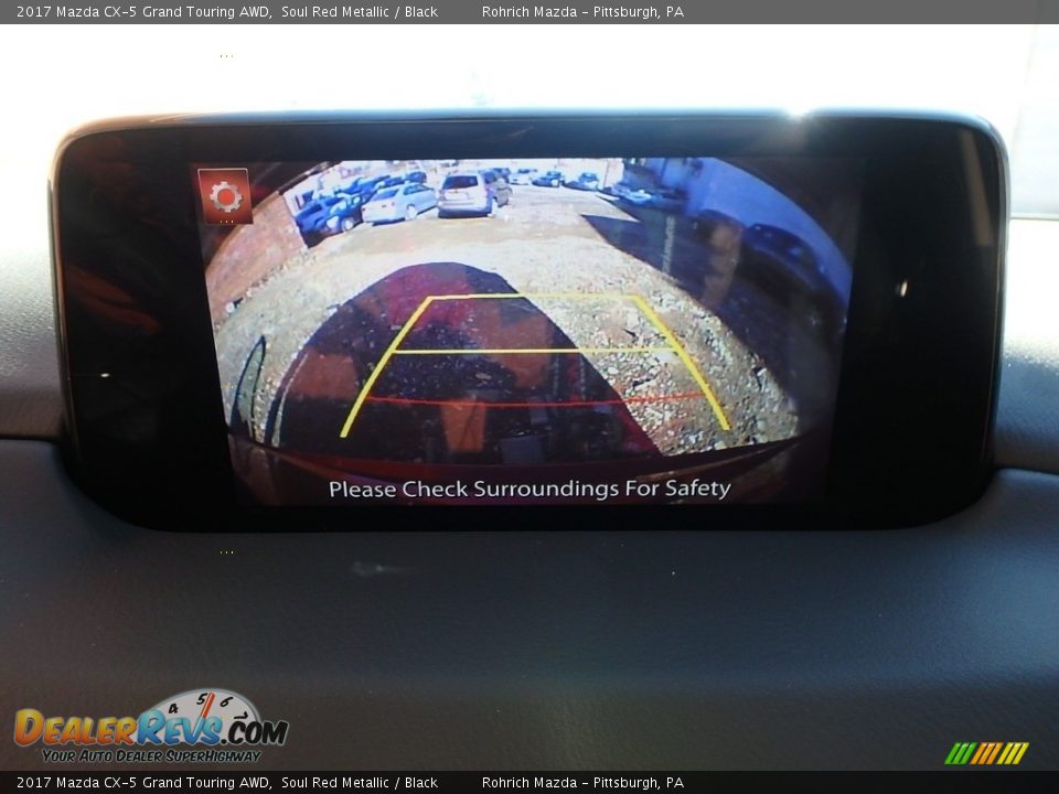 2017 Mazda CX-5 Grand Touring AWD Soul Red Metallic / Black Photo #15