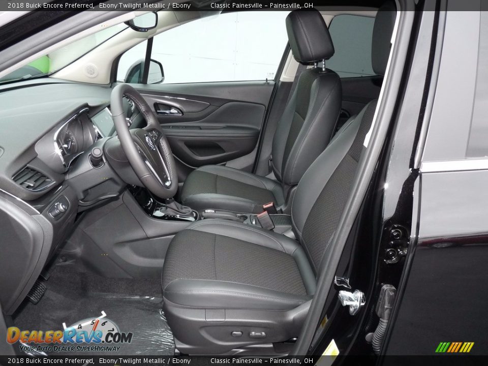 2018 Buick Encore Preferred Ebony Twilight Metallic / Ebony Photo #6