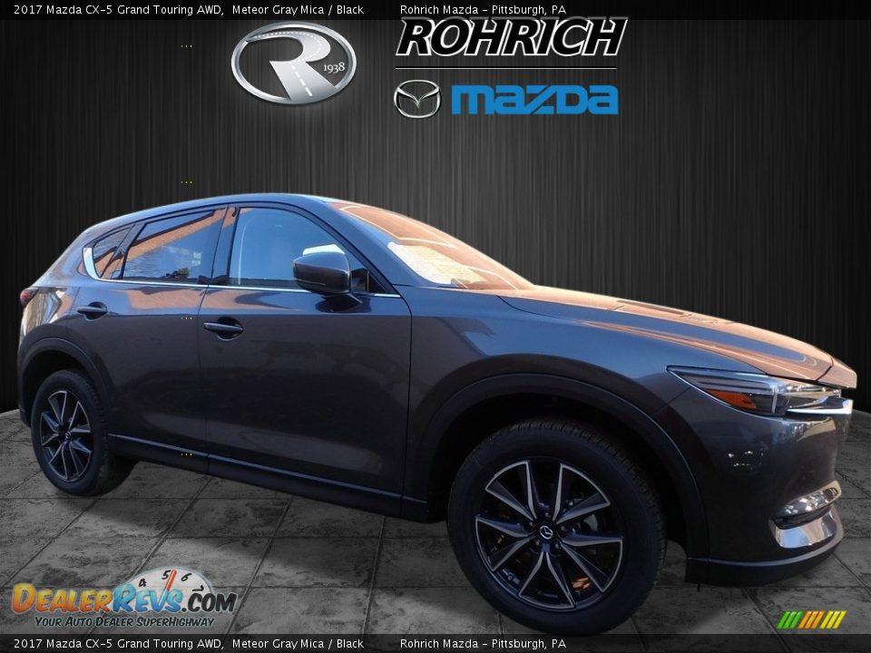 2017 Mazda CX-5 Grand Touring AWD Meteor Gray Mica / Black Photo #1