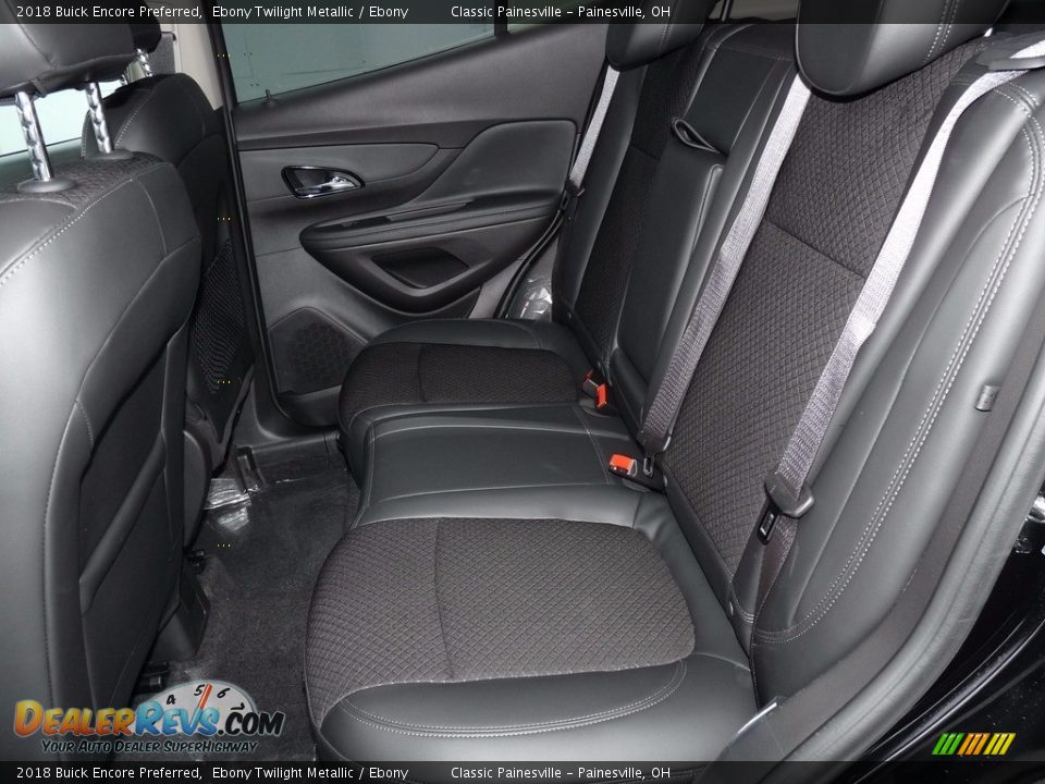 2018 Buick Encore Preferred Ebony Twilight Metallic / Ebony Photo #7
