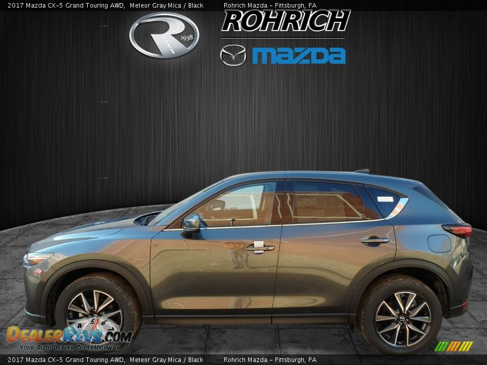 2017 Mazda CX-5 Grand Touring AWD Meteor Gray Mica / Black Photo #3