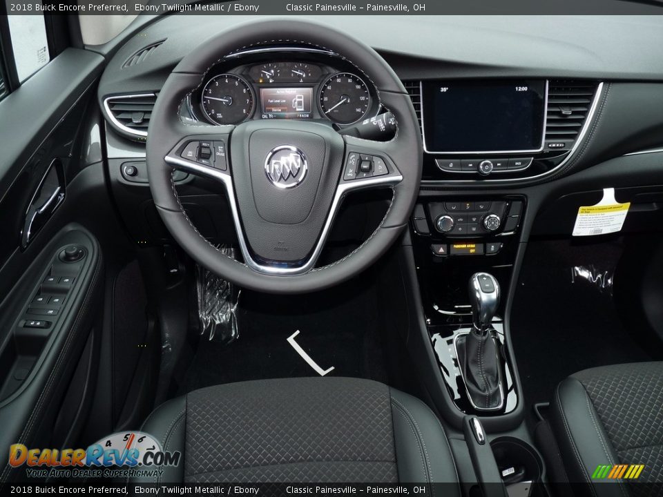 2018 Buick Encore Preferred Ebony Twilight Metallic / Ebony Photo #8