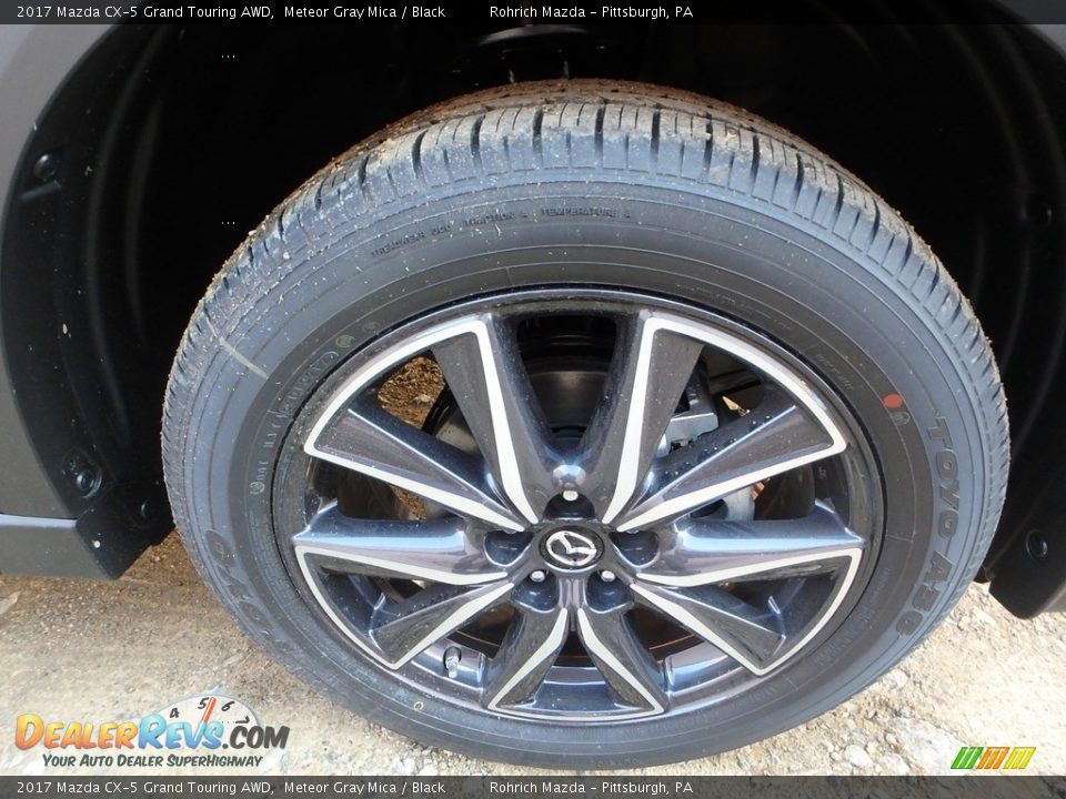2017 Mazda CX-5 Grand Touring AWD Meteor Gray Mica / Black Photo #5