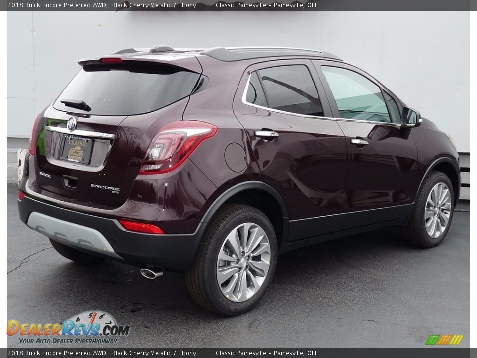 2018 Buick Encore Preferred AWD Black Cherry Metallic / Ebony Photo #2