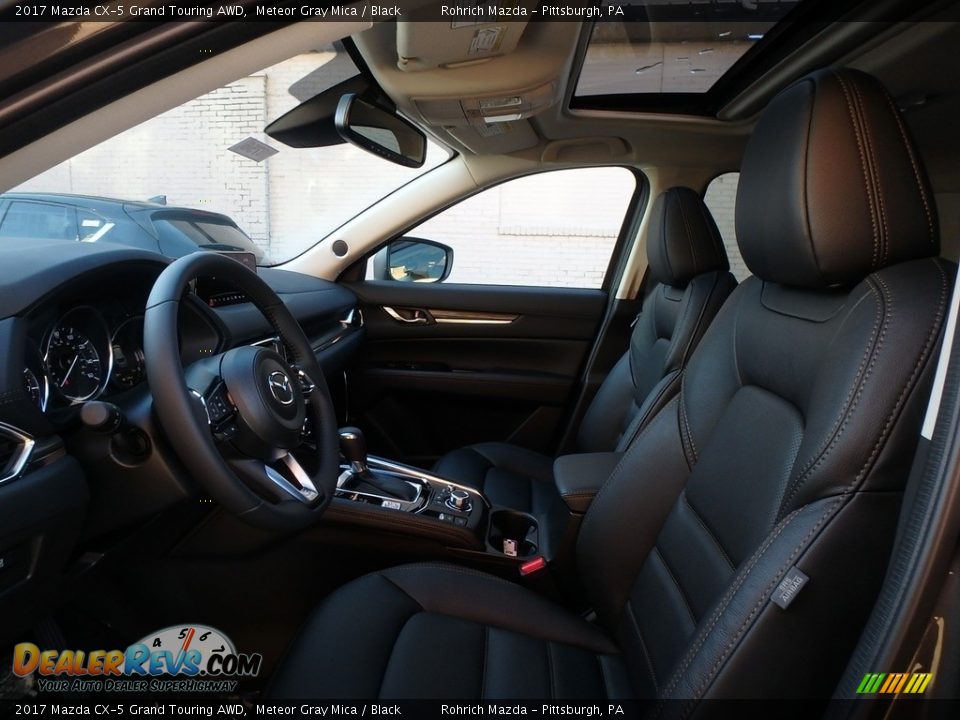 2017 Mazda CX-5 Grand Touring AWD Meteor Gray Mica / Black Photo #7