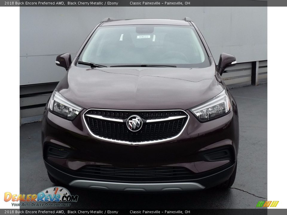 2018 Buick Encore Preferred AWD Black Cherry Metallic / Ebony Photo #4