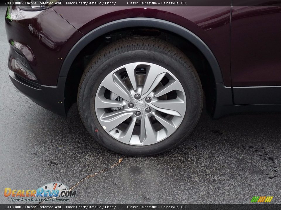 2018 Buick Encore Preferred AWD Black Cherry Metallic / Ebony Photo #5