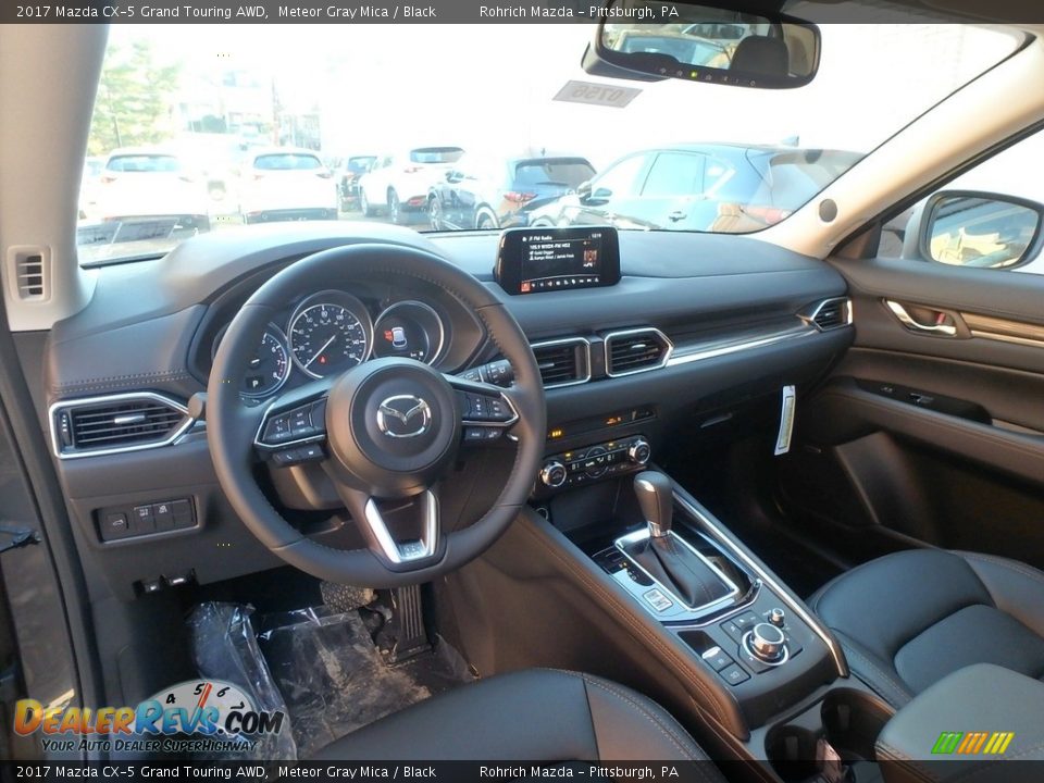 2017 Mazda CX-5 Grand Touring AWD Meteor Gray Mica / Black Photo #9