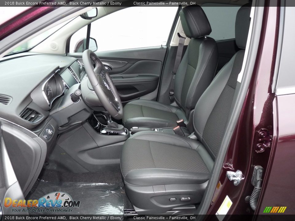2018 Buick Encore Preferred AWD Black Cherry Metallic / Ebony Photo #6