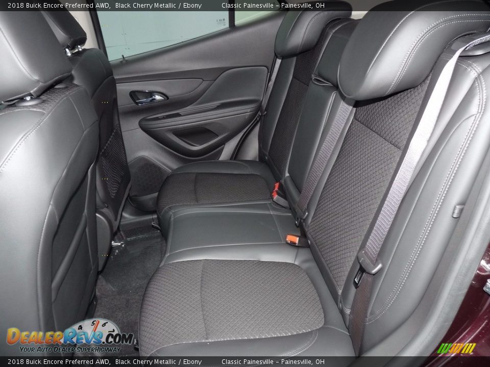 2018 Buick Encore Preferred AWD Black Cherry Metallic / Ebony Photo #7