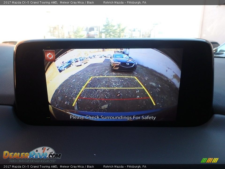 2017 Mazda CX-5 Grand Touring AWD Meteor Gray Mica / Black Photo #13