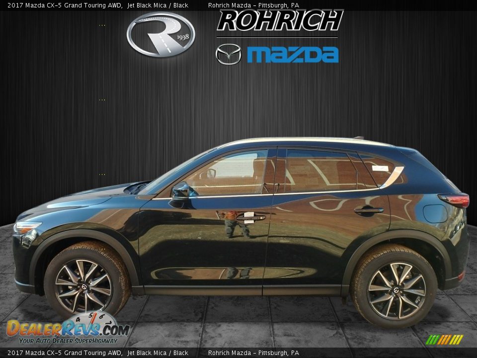 2017 Mazda CX-5 Grand Touring AWD Jet Black Mica / Black Photo #3