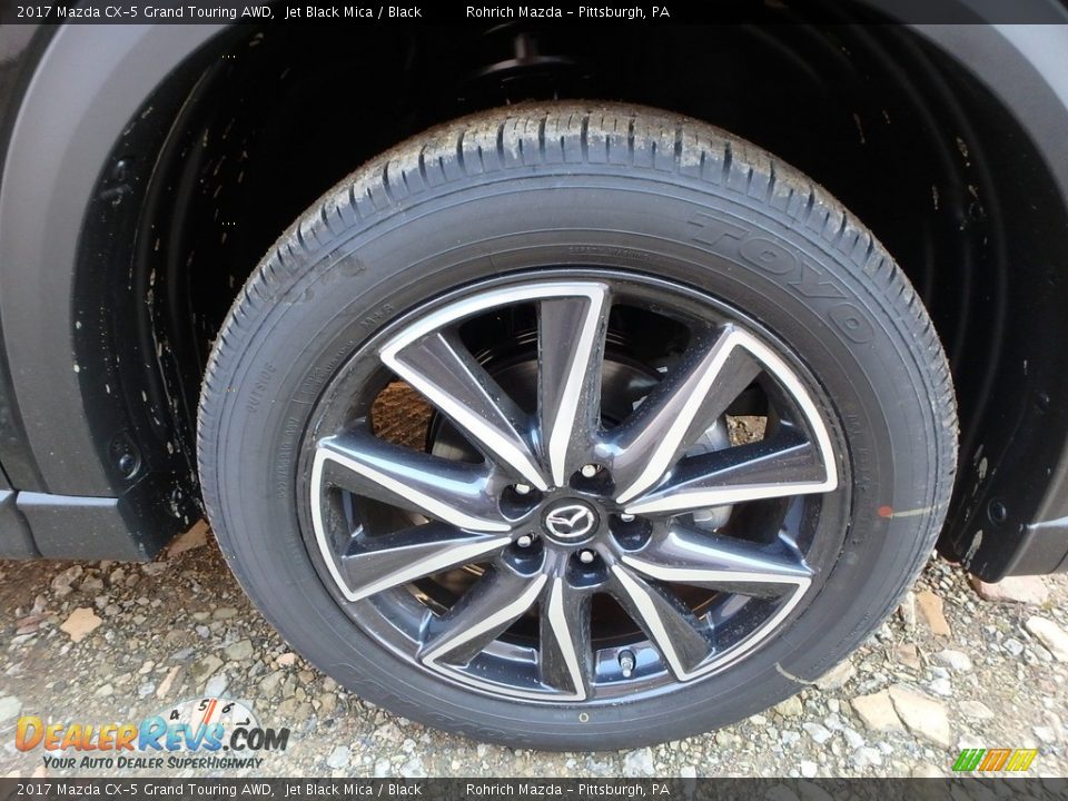 2017 Mazda CX-5 Grand Touring AWD Jet Black Mica / Black Photo #5