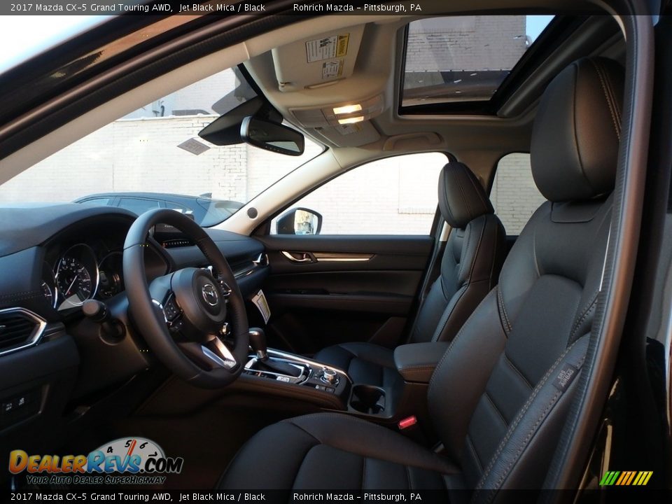2017 Mazda CX-5 Grand Touring AWD Jet Black Mica / Black Photo #7